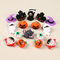 CHAUDE Halloween 3D Silicone Perle Citrouille Tête Grim Reaper Château Focal Perles pour la Fabrication de Bijoux DIY Stylo Porte-clés Accessoires