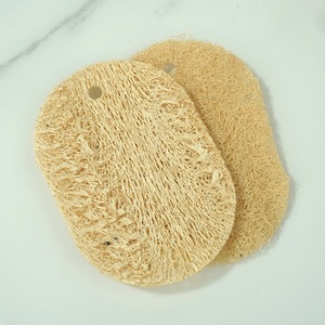 2026 NEW PRODUCT <b>Natural</b> Loofah Dish Scrubber Pad Biodegradable Kitchen <b>Sponge</b> for Dishwashing <b>Natural</b> Loofah <b>Sponge</b> - Product Image 4