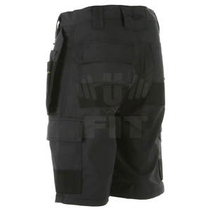 Customized Logo Workwear <b>Shorts</b> Breathable <b>Lightweight</b> 100% Polyester High Street Style Solid Pattern Online Sale - Product Image 3