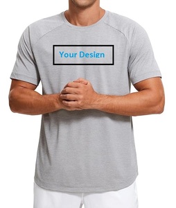 Venta al por mayor personalizado en blanco impreso 100% poliéster hombres camisetas de gran tamaño de BD - Product Image 1
