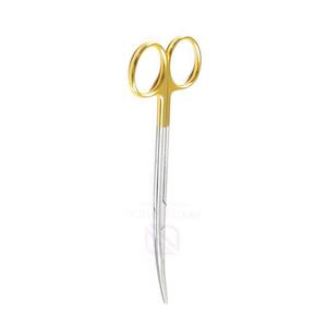 JIMED SURGICAL 145mm <b>Curved</b> Metzenbaum <b>Scissors</b> Manual Surgical Instrument for Gum Surgery High Quality Gold Stainless Steel CE - Product Image 5