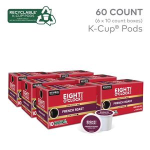 Café Eight O'Clock French Roast, Cápsulas de Café Individuales K-Cup, Tueste Oscuro, 60 Unidades - Product Image 2