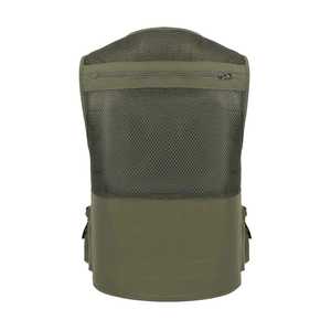 Gilet cargo décontracté pour hommes avec fermeture à glissière Trendy Multi-Pocket Layered Short Breathable for Outdoor Summer Use - Product Image 3