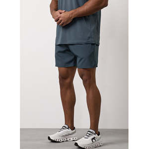 Shorts de sport pour hommes personnalisés, séchage rapide, coton/polyester, vintage, nouvelle arrivée, entraînement, jogging, vêtements de sport OEM, vente en gros, poches - Product Image 1