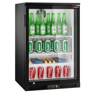 Enfriador comercial para barra trasera - 600 mm - 126 L - con 1 puerta de vidrio abatible - Negro - Product Image 3