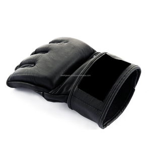 Private Label <b>Custom</b> <b>MMA</b> <b>Gloves</b> Leather Breathable Non-Slip Lightweight Boxing <b>Gloves</b> Premium Training Gear Adjustable Wrist - Product Image 2
