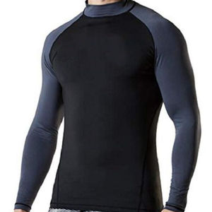 Rashguard à séchage rapide à manches longues avec impression de logo personnalisé Concevez votre propre MMA Rash Guard Mens Respirant Compression Shirt Rashguards - Product Image 6