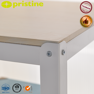 OEM Taiwan 3-Tier Heavy Duty White Metal <b>Shelves</b> with Wood Top MIT DIY Housewares Household Storage Furniture for Hand Tools - Product Image 3