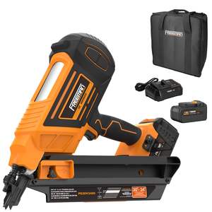 Cloueur sans fil 20V sans balais à double mode pour charpente, batterie lithium-ion 4.0Ah, clous de 3-1/2 pouces à 34 degrés, avec réglage de profondeur pour OEM - Product Image 1