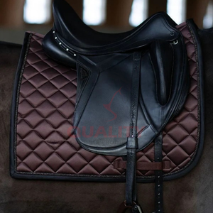 Respirant matelassé meilleure qualité anglais cheval selle Pad Structure matériau Durable pour l'entraînement et la compétition tapis de selle OEM - Product Image 2