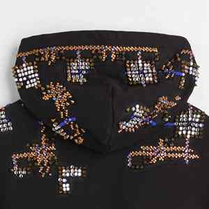 Quick Dry Men <b>Rhinestone</b> <b>Hoodies</b> Manufacturer Wholesale Cheap Price Breathable New Made Men <b>Hoodies</b> in Stock <b>Hoodies</b> For Men - Product Image 3