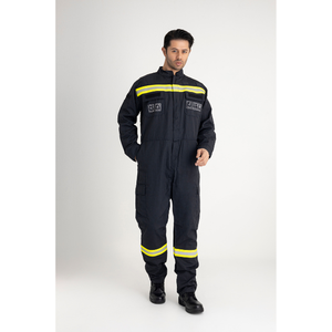 Combinaison ignifuge FR avec bandes réfléchissantes pour le soudage du gaz pétrochimique et la sécurité industrielle certifiée EN ISO - Product Image 1