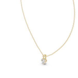 Collar de Diamantes CVD EF VVS-VS de 1 Quilate, Creados en Laboratorio, Corte Redondo, Oro de 18 Quilates, 14 Quilates, Oro Rosa, Amarillo, Blanco, Joyería Fina de Lujo - Product Image 6