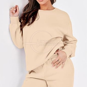 Trajes de chándal de talla grande 2025 personalizados para adultos, colección de invierno con patrón sólido de corte ajustado y talla grande, precio al por mayor - Product Image 5