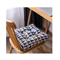 100% coton sièges profonds jardin salle à manger coussin de chaise personnalisé Triangle imprimé sol siège oreiller pour extérieur intérieur