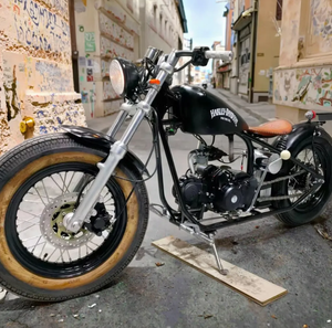 Motocicleta Harleya Retro de Motocross de 125cc con Frenos de Disco Delanteros y Traseros, de Gasolina - Product Image 2