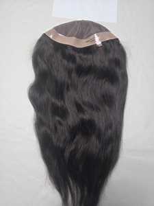 Toupet de cheveux mono pour femmes avec cheveux humains indiens, styles multiples (vague d'eau, vague naturelle, etc.) Léger 100-150g - Product Image 6