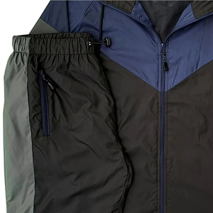 Ensemble survêtement coupe-vent en nylon léger imperméable personnalisé en gros - Product Image 6