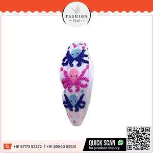 Diadema de perlas elegante para mujer con tela anudada y cuentas de semillas, diadema trenzada de moda, accesorio, accesorios para el cabello de estilo liso - Product Image 5