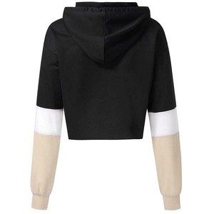 Sudaderas con capucha cortas lisas de alta calidad para mujer, novedad, sudaderas con capucha cortas con estampado de logotipo personalizado para mujer - Product Image 2