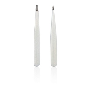 Pinzas para cejas con punta inclinada de alto grado para mujer, pinzas para cejas personalizadas recubiertas de Color para cejas - Product Image 4