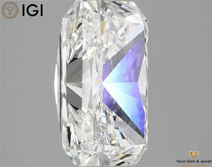 3.00 CT forme rayonnante diamant de laboratoire D couleur VS1 clarté CVD 10.16mm pierre précieuse certifiée IGI pour la conception de bijoux élégants - Product Image 3