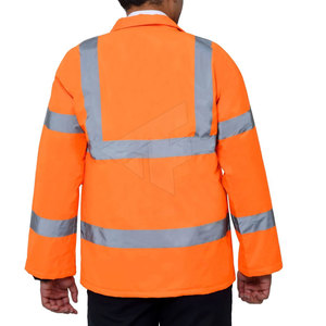 Sweat à capuche de sécurité réfléchissant pour hommes veste de sécurité de protection ignifuge haute visibilité à vendre vente en gros OEM - Product Image 2