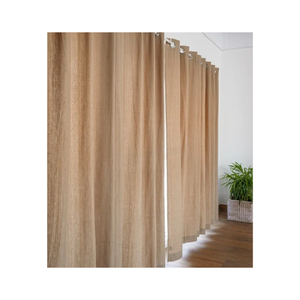 Cortinas Translúcidas Rojas Asequibles de 52x84 Pulgadas, 130 g/m², Sin AZO, Acabado Sencillo y Sólido de Algodón para Dormitorios, Áreas de Estudio, Suministro para Exportación a Granel - Product Image 6