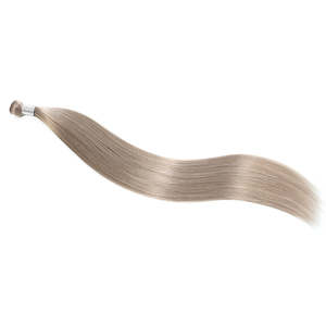 สำหรับต่อผมแบบ Genius Weft # ผมตรงสีบลอนด์เบจเย็น 17 เกรด รีมี่ รัสเซียน เวอร์จิ้น - Product Image 4