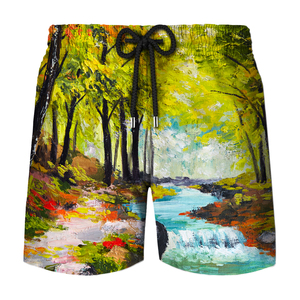 Pantalones cortos de playa para hombre, bañadores cortos que cambian de Color de agua, traje de baño de verano, pantalones cortos de secado rápido - Product Image 4