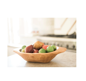 Bol à pâte en bois d'acacia Best-seller Bol à fruits en bois pour pâte vaisselle Bol à pâte poli brillant taille personnalisée - Product Image 5