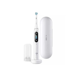 Oral-B IO Serie 10 Cepillo de dientes eléctrico recargable con sensor de presión 4 cabezales de cepillo Cerdas duras Tiempo de ejecución de 30 días - Product Image 1