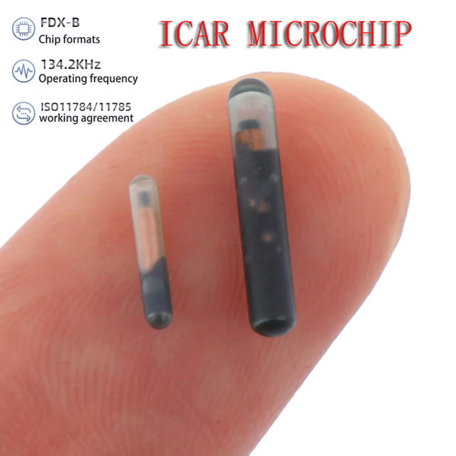 134.2khz Rfid Animal Identification Microchip Chip Veterinary Em4305 Pet Horse Dog Microchip Transponder Tag