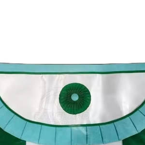 Tablier maçonnique en satin avec broderie personnalisée, tablier de franc-maçonnerie en gros, étiquette privée, tablier maçonnique - Product Image 5