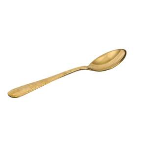 Juego de Cucharas de Latón de Primera Calidad al por Mayor, Chapado en Oro Espejo, para Hoteles, Restaurantes, Hogar, Comedor, Fiestas, Accesorios de Cocina de Lujo - Product Image 1