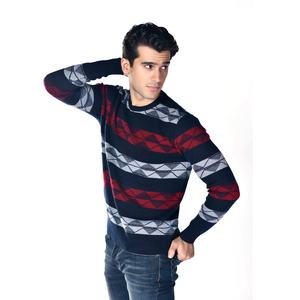 Sweat-shirt à manches longues et col rond pour homme, automne et hiver - Product Image 3