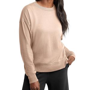 Nuevo Diseño de Lujo, Sudadera de Manga Larga con Hombros Caídos, Color Sólido, Cómoda, Informal, de Algodón Grueso, Impermeable, para Mujer, para Invierno - Product Image 1