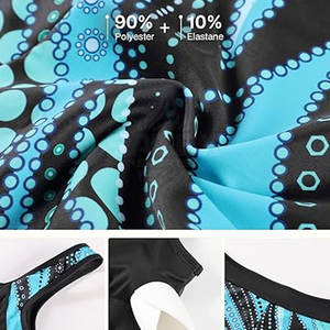 Conjunto de 2 Piezas de Top y Shorts de Baño para Mujer con Logotipo Frontal, Tela Ligera y Transpirable, Secado Rápido, Ajuste Cómodo para Uso en Piscina o Resort - Product Image 4