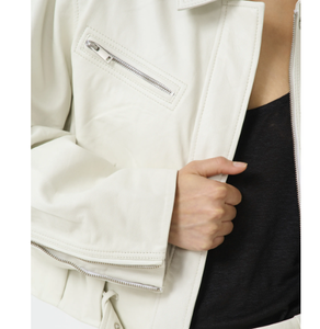 เสื้อแจ็กเก็ตหนังสำหรับผู้หญิงแจ็กเก็ตหนังสไตล์แฟชั่นมาตรฐานสำหรับฤดูหนาว - Product Image 4