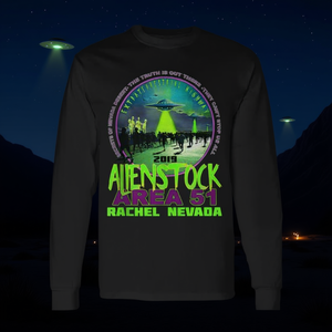 Camiseta Promocional de Manga Larga con Diseño de OVNI del Festival de Música AlienStock Rachel Nevada Area51 - Product Image 2