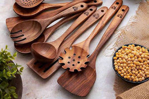 Utensilios de Cocina de Madera Más Vendidos para Cocinar a Diario y en Restaurantes - Product Image 2