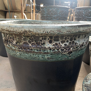 Maceta de Cerámica Ecológica, Tradicional, Clásica, Ligera, para Bonsái, 1L, Acabado de Esmalte Azul Duradero, para Interiores/Exteriores, Hogar y Jardín - Product Image 4