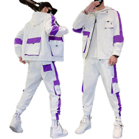 Ensemble de vêtements de sport décontractés pour hommes grande taille, avec logo personnalisé, sweat à capuche zippé et pantalon de jogging, respirant, écologique, réversible, idéal pour l'été