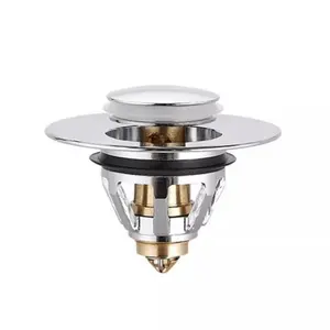 Filtro de Drenaje Universal Emergente de Acero Inoxidable y Silicona, Tapón para Lavabo de Baño, Desagüe para Lavabo - Product Image 6