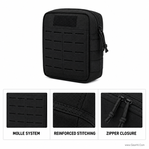 Bolsa de Carga Reforzada Resistente al Agua, Corte Láser, Cierre de Cremallera de Nailon, Sistema de Drenaje Automático, Bolsillo Modular para Accesorios, Bolsa GP - Product Image 5