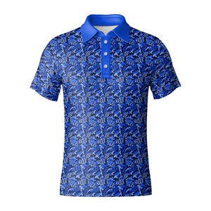 Camiseta Deportiva de Golf para Hombre, de Jersey Sólido, Poliéster y Elastano, Ligera, de Secado Rápido, Transpirable, Antiarrugas, Manga Corta, OEM ODM - Product Image 6