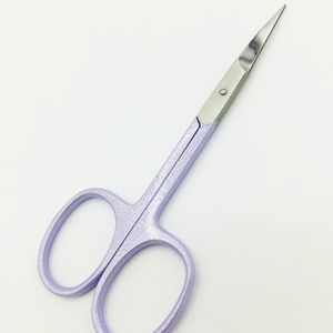 Ciseaux de beauté personnalisés en acier inoxydable durable Nouveaux ongles de manucure à cuticules incurvées Ciseaux de soin des ongles en vison - Product Image 6