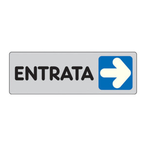 Etichetta Adesiva 150x50 Ingresso (sinistra) - Product Image 2