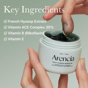 Korean Skin Care Products Anti-aging Brightening Skin <b>Vitamins</b> <b>Face</b> Care Products Arencia Glow Hyssop <b>Serum</b> 30 30g - Product Image 4