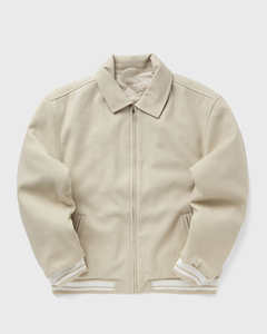 เสื้อแจ็คเก็ตครอปแบบ Letterman Varsity แขนหนังแท้ แต่งปักลายเชนิลล์สั่งทำพิเศษ สำหรับผู้ชาย - Product Image 5